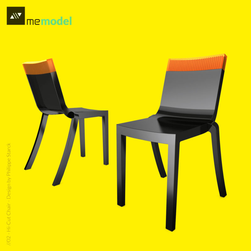 02 - Hi-Cut Chair - Philippe Starck Face
