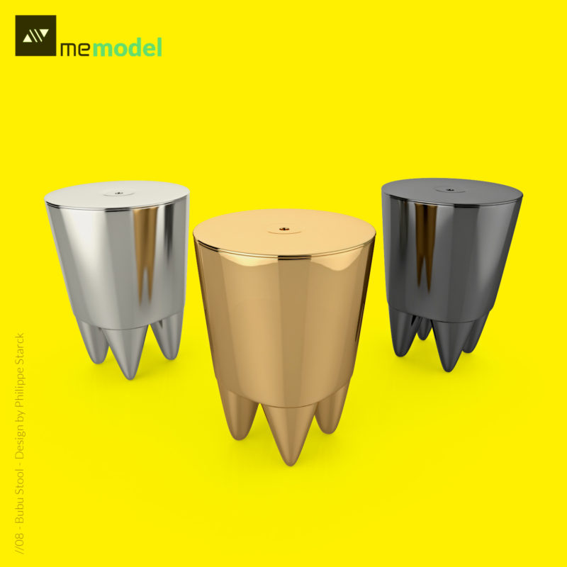 08 - Bubu Stool - Design by Philippe Starck Face